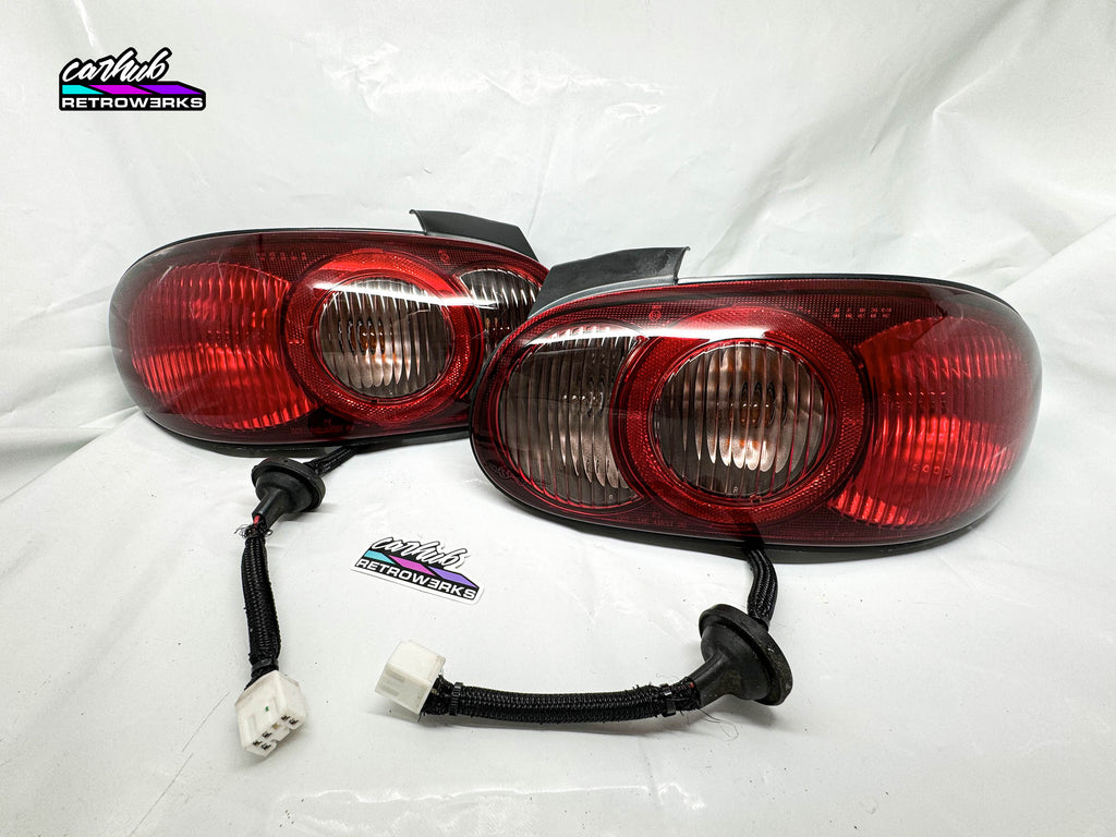 (B-Grade) NB2 Mazda MX-5 Miata Halo Tail Light Set Tinted
