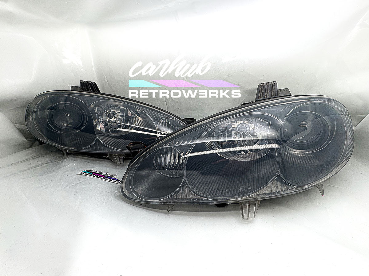 NB2 Mazda MX-5 Miata Gunmetal Head Light Set