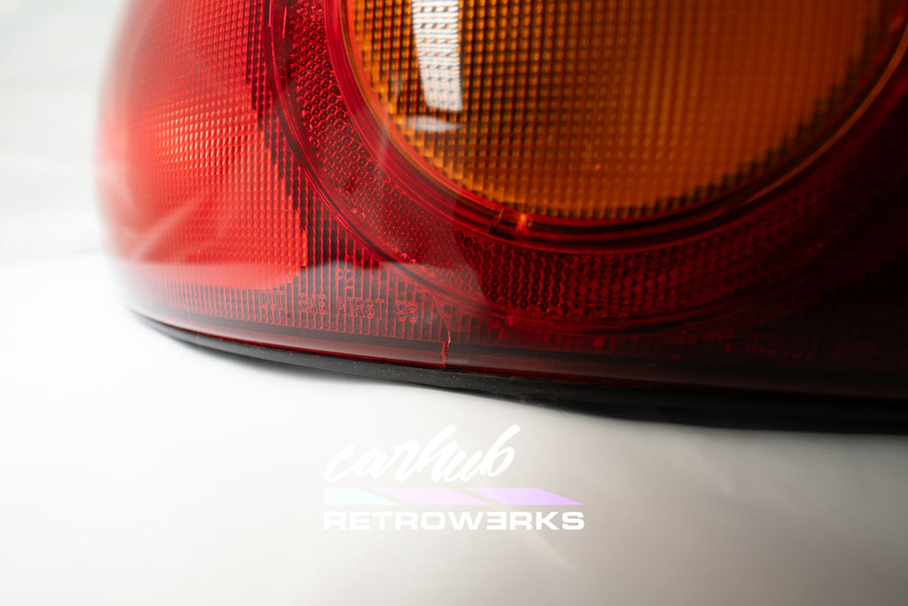 (B-Grade) NB1 Mazda MX-5 Miata Tinted Halo Tail Light Set
