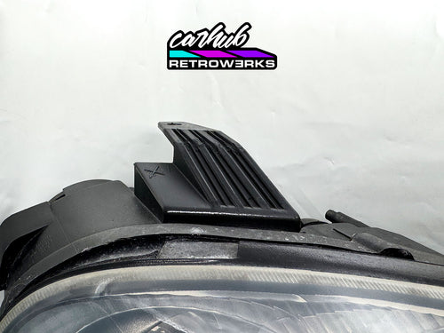 NB2 Mazda MX-5 Miata Gunmetal-Orange Head Light Set