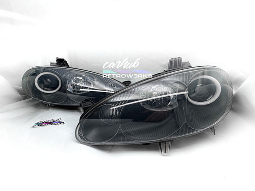 NB2 Mazda MX-5 Miata Round Halo Head Light Set